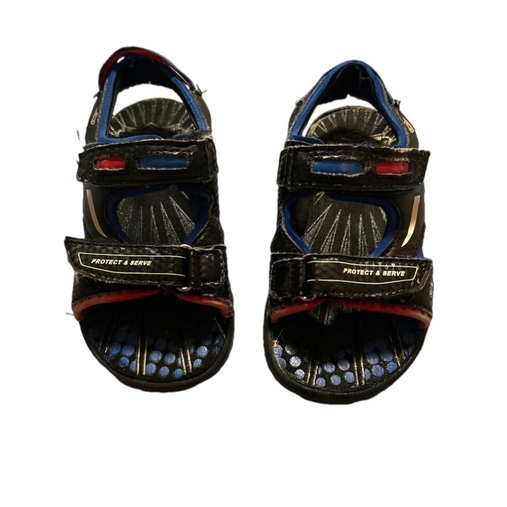 2 for $10 - George Police Velcro Sandals Toddler Size 9